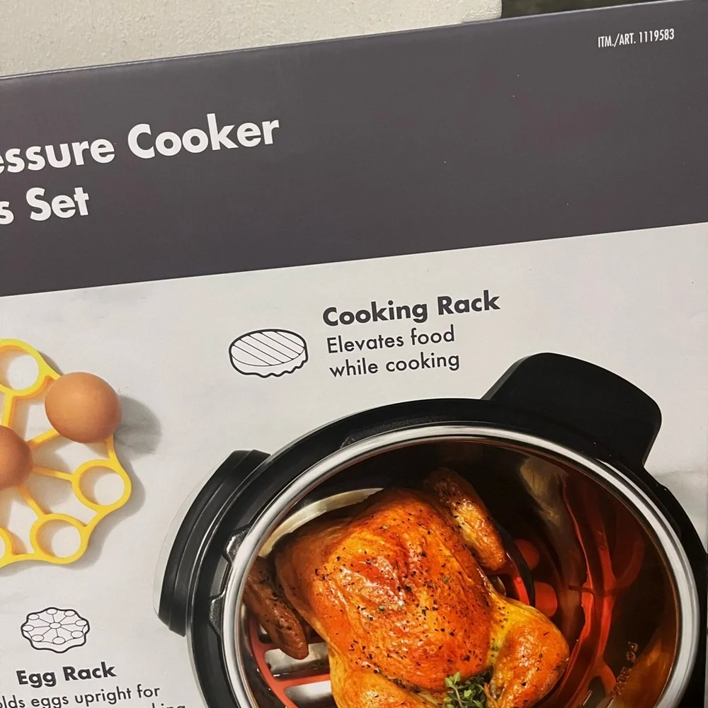 Silicone pressure cooker, accessories set